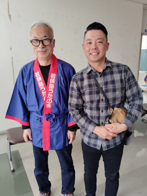 数年前まで沖縄第一交通の社長さんだった稲益さんもこのために来沖。今は広島の第一交通の社長さまです。